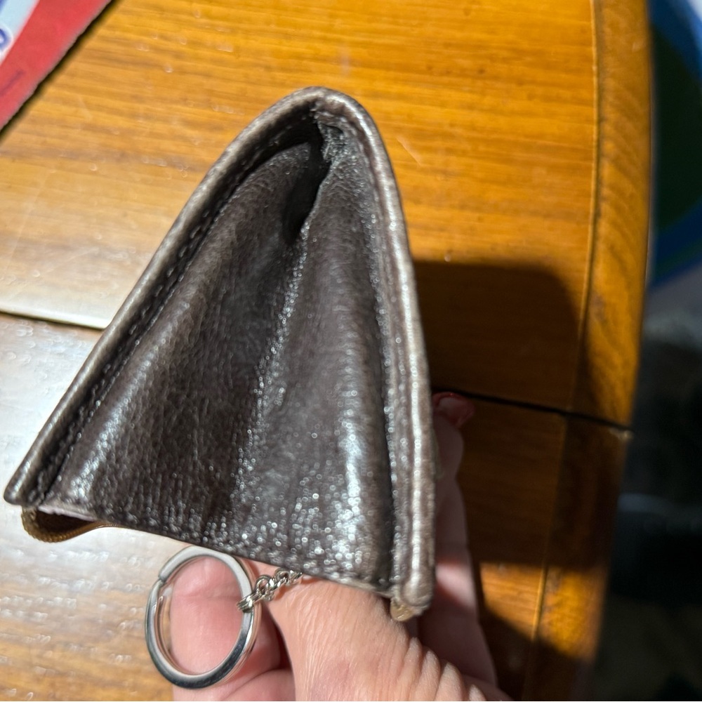 Coach Brown Signature Canvas Wallet Coin purse - Picture 6 of 12